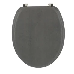 TENDANCE Abattant WC 18 pouces en bois Façon Béton Gris