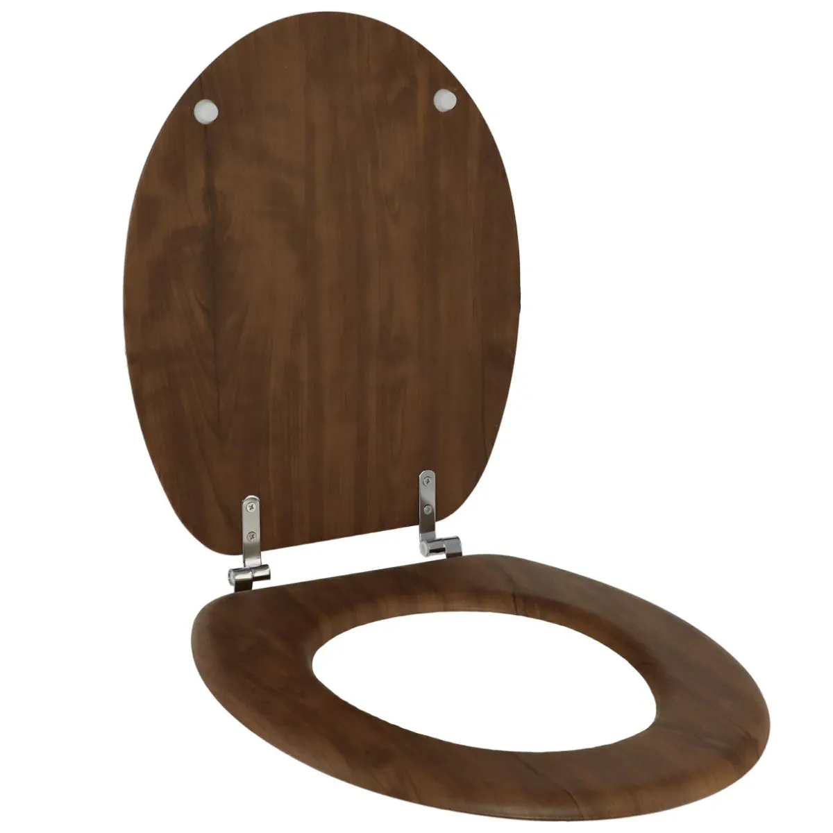 TENDANCE Abattant WC 18 pouces façon bois acacia Rustique Mimétisme Marron Clearance