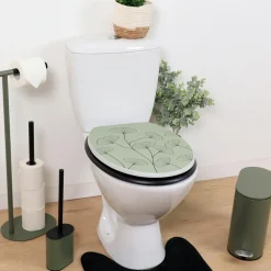 TENDANCE Abattant WC 18 pouces MDF Actuel Vert d'eau Beige