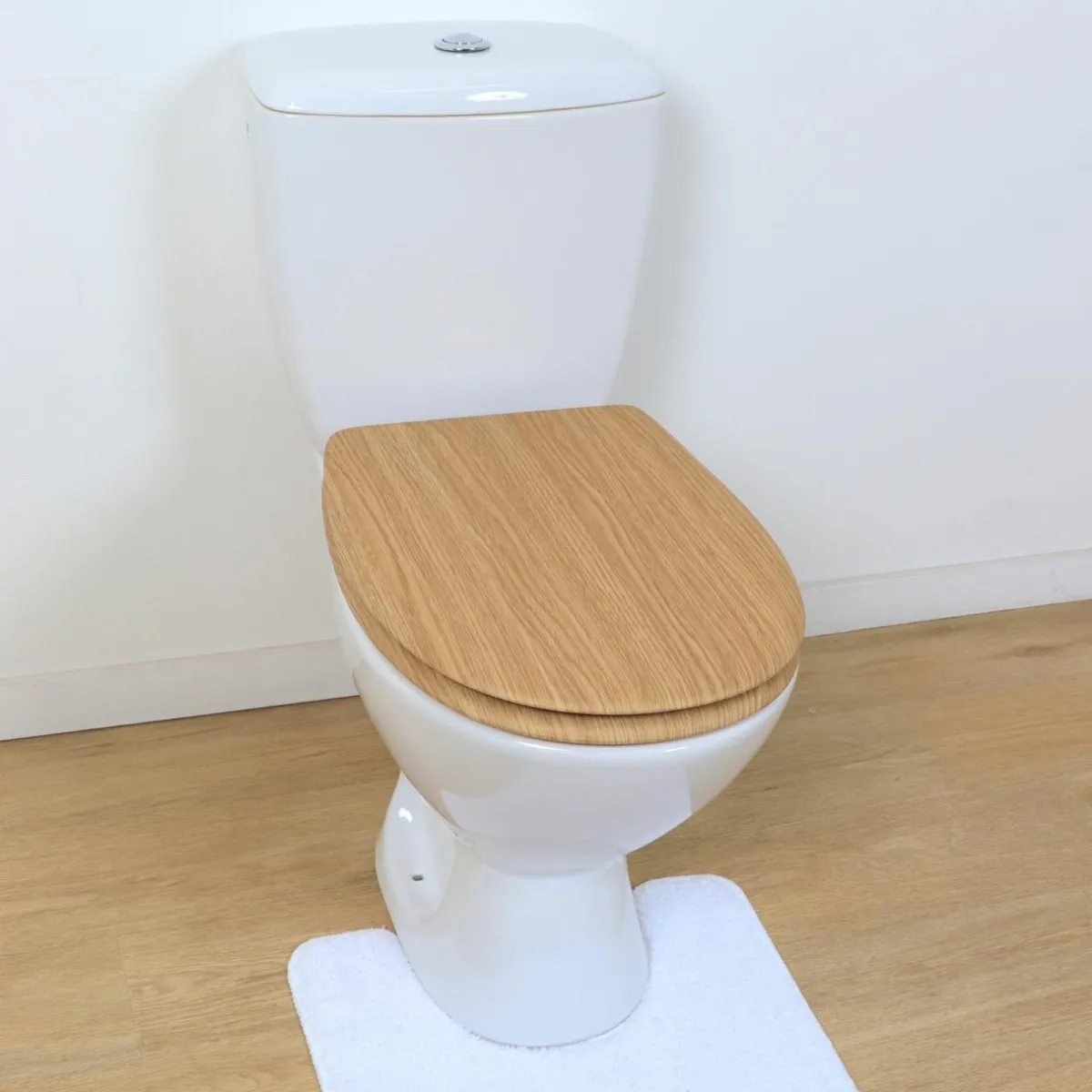 TENDANCE Abattant WC 18 pouces MDF Façon Chêne Beige Clearance