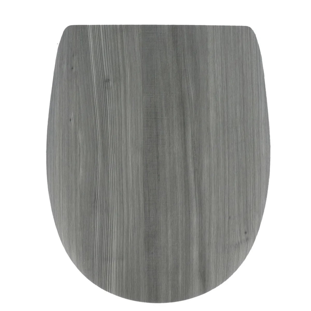 TENDANCE Abattant WC 18 pouces MDF Façon Lambris Gris Clearance