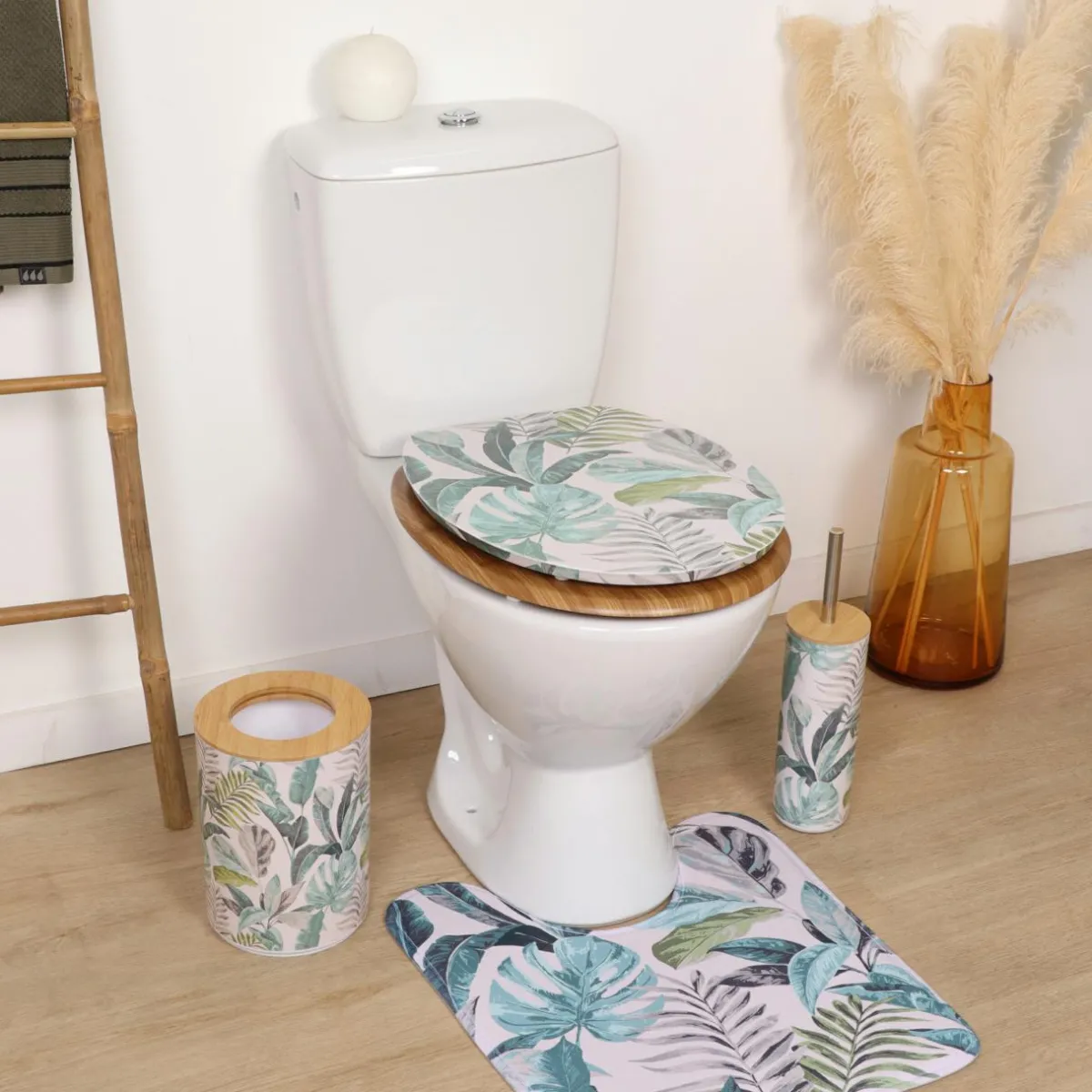 TENDANCE Abattant WC 18 pouces MDF Jardin d'hiver Vert Outlet