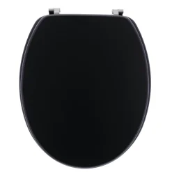 TENDANCE Abattant WC 18 pouces MDF Primo Noir Discount