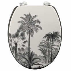 douceur d'intu017drieur Abattant WC bois (37 x 46 cm) Cocoty Noir Clearance
