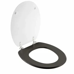douceur d'intu017drieur Abattant WC bois (37 x 46 cm) Cocoty Noir Clearance