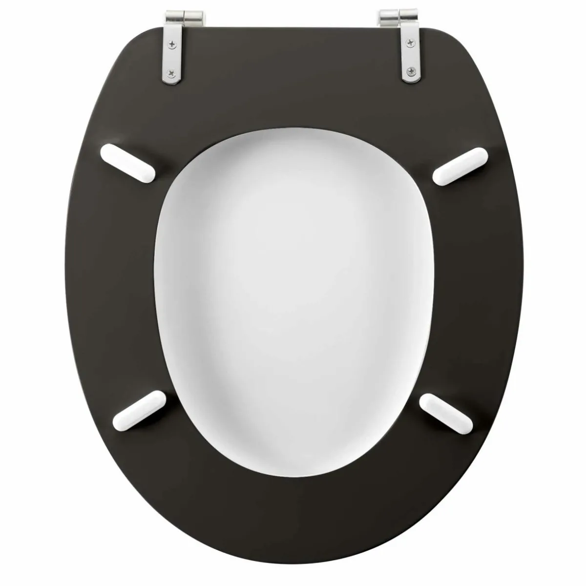 douceur d'intu017drieur Abattant WC bois (37 x 46 cm) Cocoty Noir Clearance