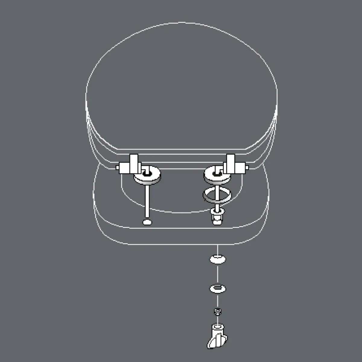 douceur d'intu017drieur Abattant WC bois (37 x 46 cm) Cocoty Noir Clearance