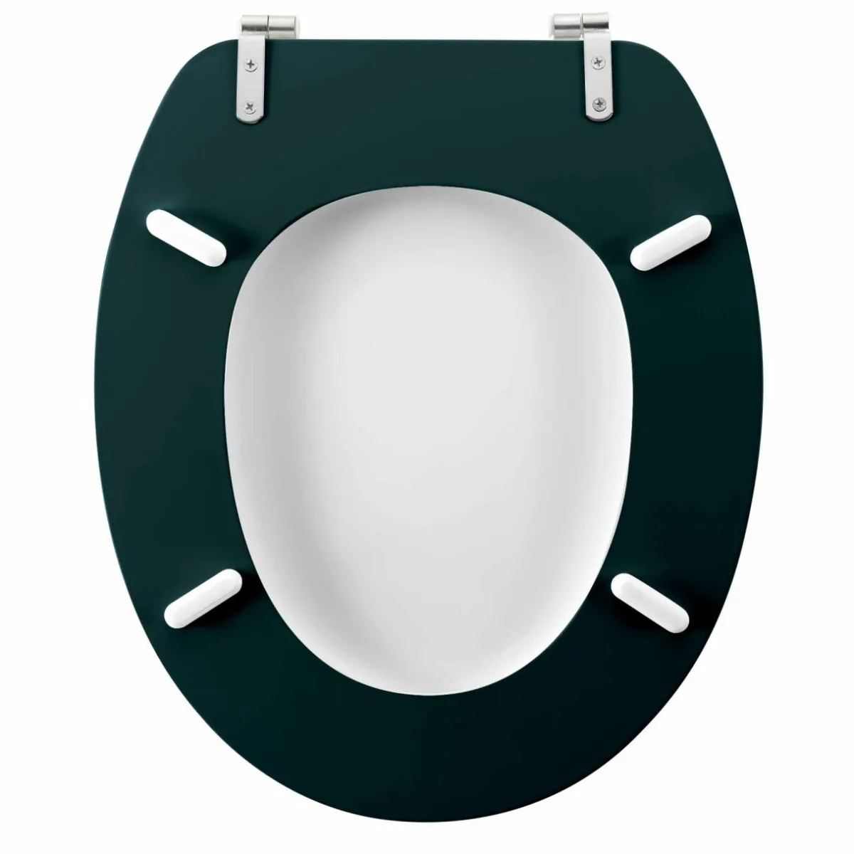 douceur d'intu017drieur Abattant WC bois (37 x 46 cm) Ginkoblue Bleu Sale