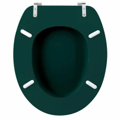 douceur d'intu017drieur Abattant WC bois (37 x 46 cm) Jade Vert Hot