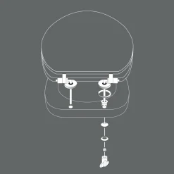 douceur d'intu017drieur Abattant WC bois (37 x 46 cm) Jade Vert Hot