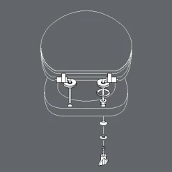 douceur d'intu017drieur Abattant WC bois (37 x 46 cm) Vagabonde Vert Discount
