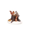 LEMAX Accessoire (H3,4 cm) Ecureuils et tronc d'arbre Sale