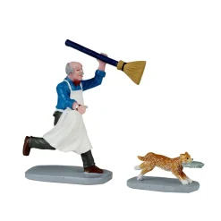 LEMAX Accessoire (H7,6 cm) Le chat Voleur de poisson Hot