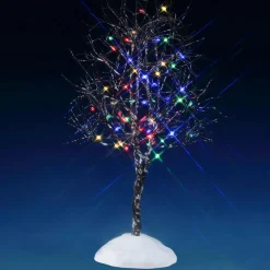 LEMAX Accessoire lumineux (H24 cm) Arbre Noyer Multicolore New
