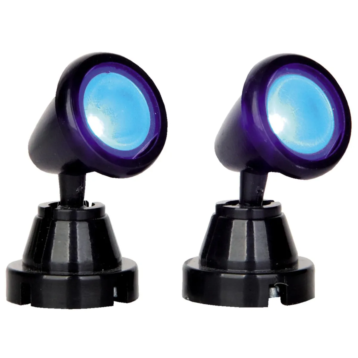 LEMAX Accessoire lumineux (H3,5 cm) Lot de 2 spots Projecteurs lumière bleue Sale