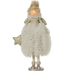 KAEMINGK Ange de Noël debout (H43 cm) Etoile scandinave Dée Or Hot