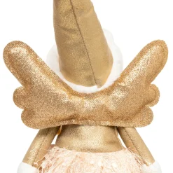 JJA Ange de Noël lumineux à piles (H48 cm) Fée clair de lune Dée Or Sale