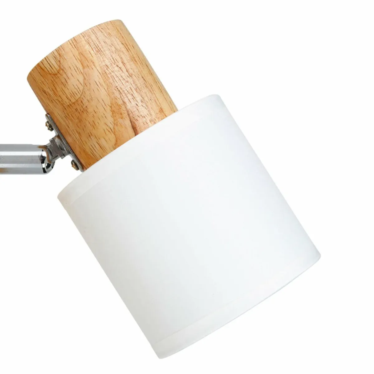 OSTARIA Applique murale bois (H14,5 cm) Tissu he Blanc