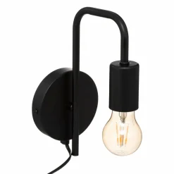 ATMOSPHERA Applique murale métal (H25 cm) Keli Noir Sale
