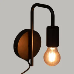 ATMOSPHERA Applique murale métal (H25 cm) Keli Noir Sale