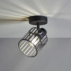 OSTARIA Applique murale métal industriel (H14 cm) Alma Noir Sale