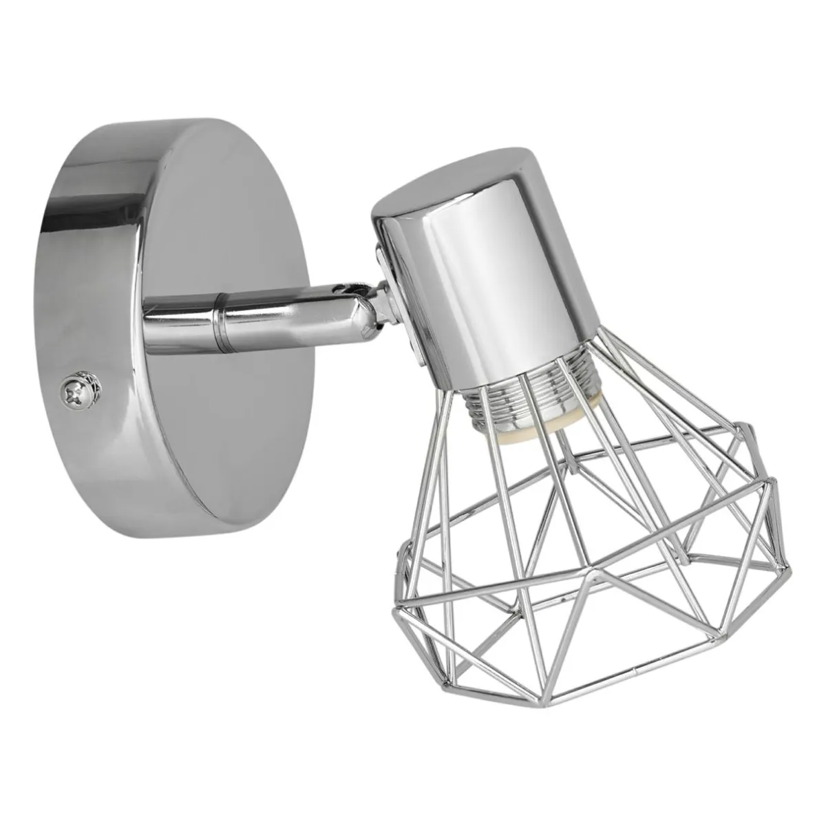 OSTARIA Applique murale orientable métal (13 x 13,5 cm) Diamond Argent