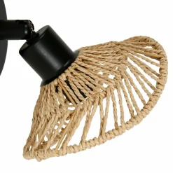 OSTARIA Applique murale papier et métal (H17 cm) Riva Naturel Discount