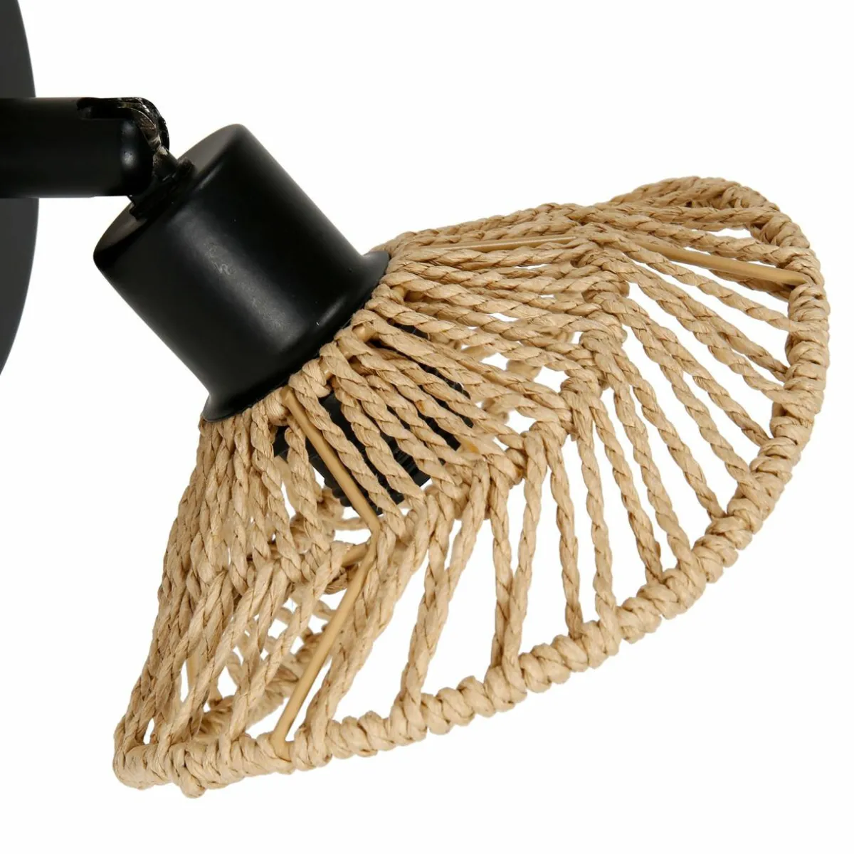 OSTARIA Applique murale papier et métal (H17 cm) Riva Naturel Discount