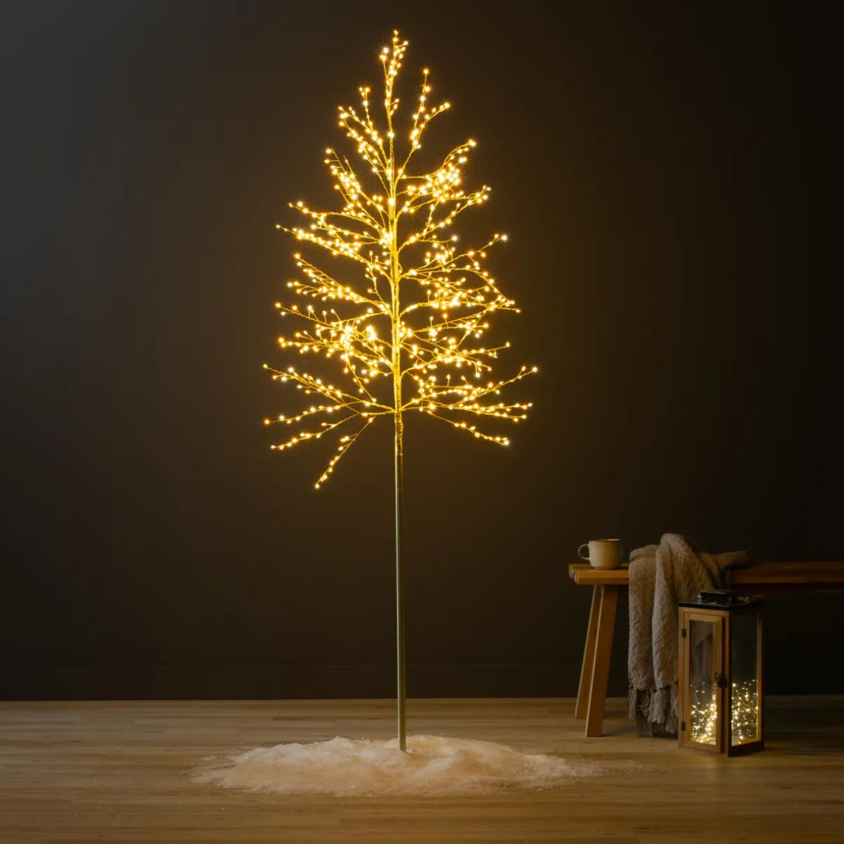 KAEMINGK Arbre lumineux 720 LED (H180 cm) Holly Platane et chaud Blanc Best