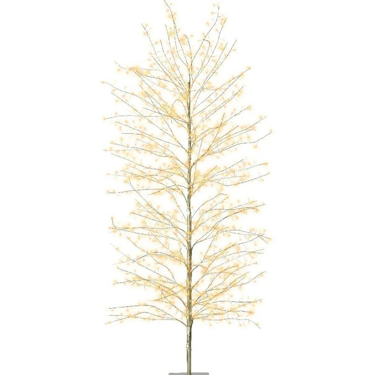 KAEMINGK Arbre lumineux 1755 LED (H180 cm) Christmas Luxe et blanc chaud Or