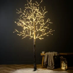 KAEMINGK Arbre lumineux 750 LED (H220 cm) Bouleau Blanc chaud Discount