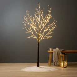 KAEMINGK Arbre lumineux 600 LED (H180 cm) Bouleau Betula Blanc chaud Outlet