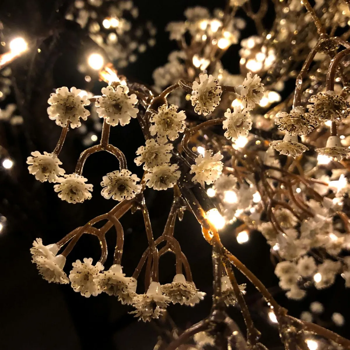 EMINZA Arbre lumineux 126 LED (H150 cm) Cerisier en fleurs Blanc chaud Sale