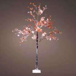EMINZA Arbre lumineux 96 LED (H180 cm) Chêne enneigé Blanc chaud Discount