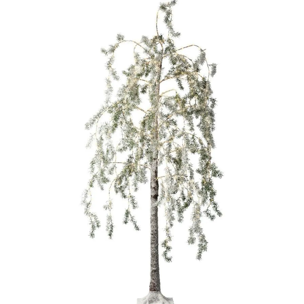 EMINZA Arbre lumineux 600 LED (H180 cm) Bouleau enneigé Blanc chaud Online