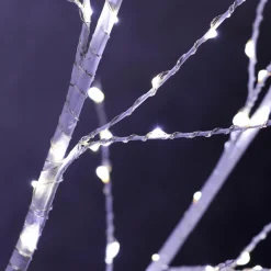 EMINZA Arbre lumineux 400 Micro LED (H150 cm) Bouleau Wills Blanc froid Hot