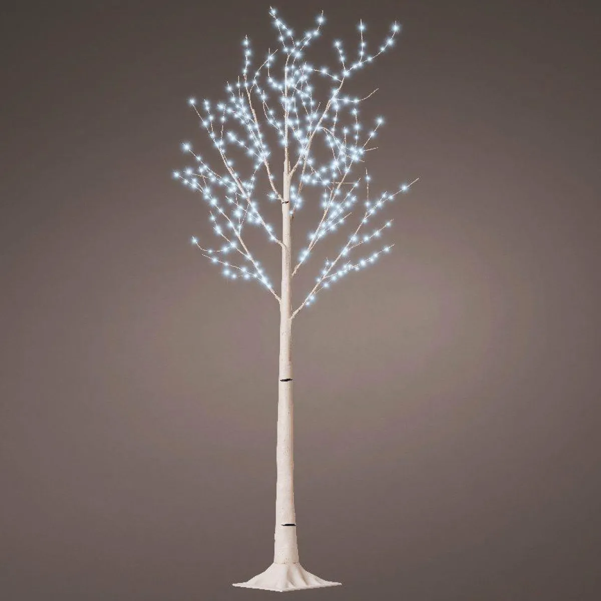EMINZA Arbre lumineux 400 Micro LED (H150 cm) Bouleau Wills Blanc froid Hot