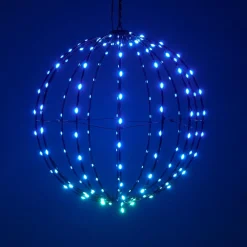 KOOPMAN Ballon lumineux Digital 168 LED (D40 cm) Pliable Multicolore Online