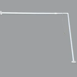 TENDANCE Barre d'angle pour baignoire extensible Blanc Online