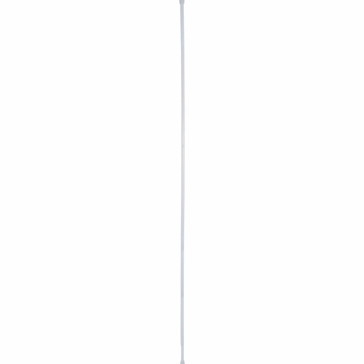 TENDANCE Barre de rideau de douche autobloquante (de 105 à 250 cm) Blanc New