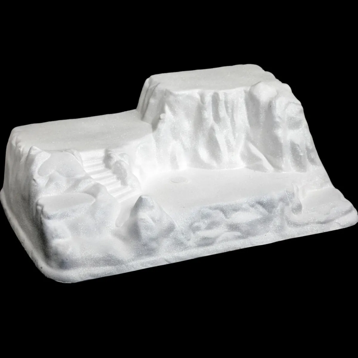 Feeric Lights & Christmas Base de village (54 x 40 cm) Montagne escalier Blanc