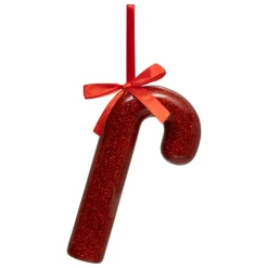 FEERIC LIGHTS Baton de sucre d'orge à suspendre (H15 cm) Christmas chic Rouge Clearance
