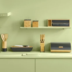 5 Five Simply Smart Bloc de 5 couteaux bambou Naturel Online