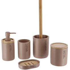TENDANCE Boite à coton Purebamboo Cappuccino Marron Best