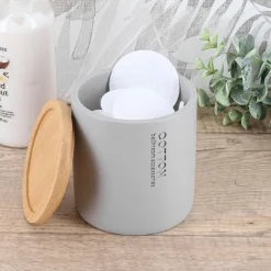 TENDANCE Boite à coton Purebamboo Gris clair Sale