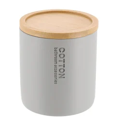 TENDANCE Boite à coton Purebamboo Gris clair Sale