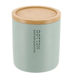 TENDANCE Boite à coton Purebamboo Vert Eucalyptus Outlet