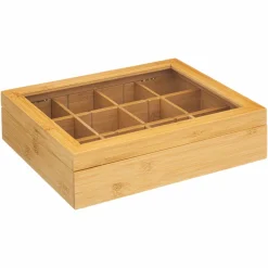 5 Five Simply Smart Boite de 12 compartiments amovibles (23 x 28 cm) Bambou Siao Naturel Outlet