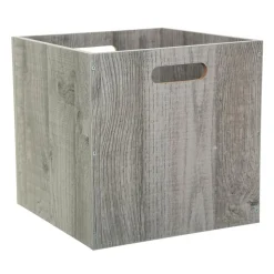 ATMOSPHERA Boite de rangement (31 x 31 x 31 cm) Mano e Gris Outlet