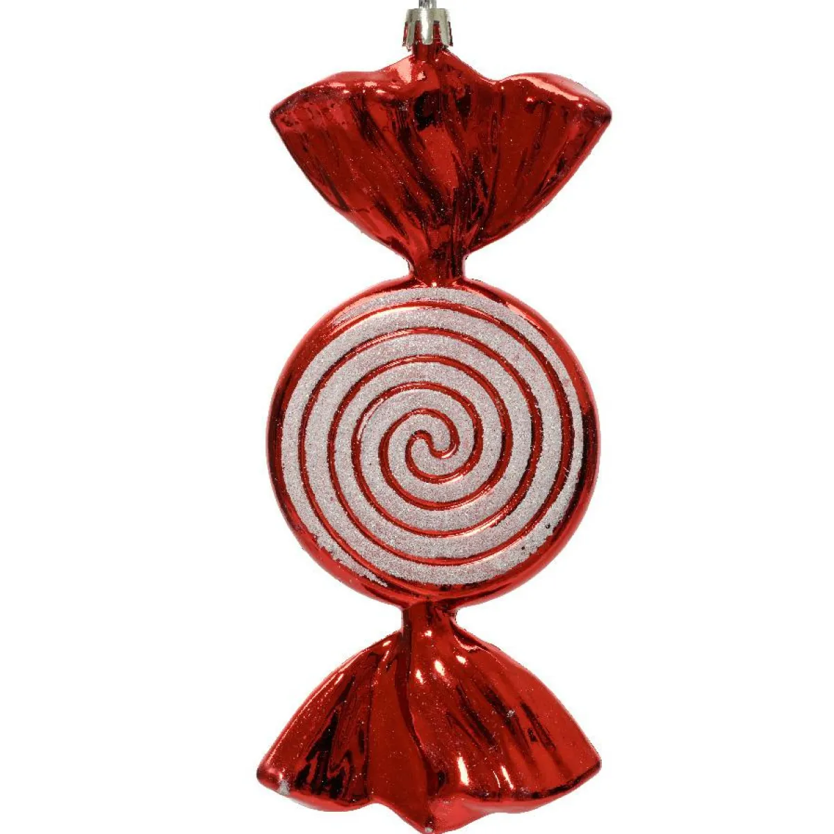 KAEMINGK Bonbon à suspendre (H18 cm) Hélice pailleté Rouge New